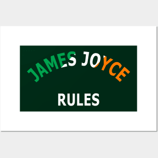 James Joyce Rules Posters and Art